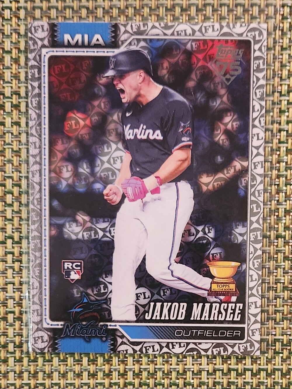 Jakob Marsee Rookie Baseball Card